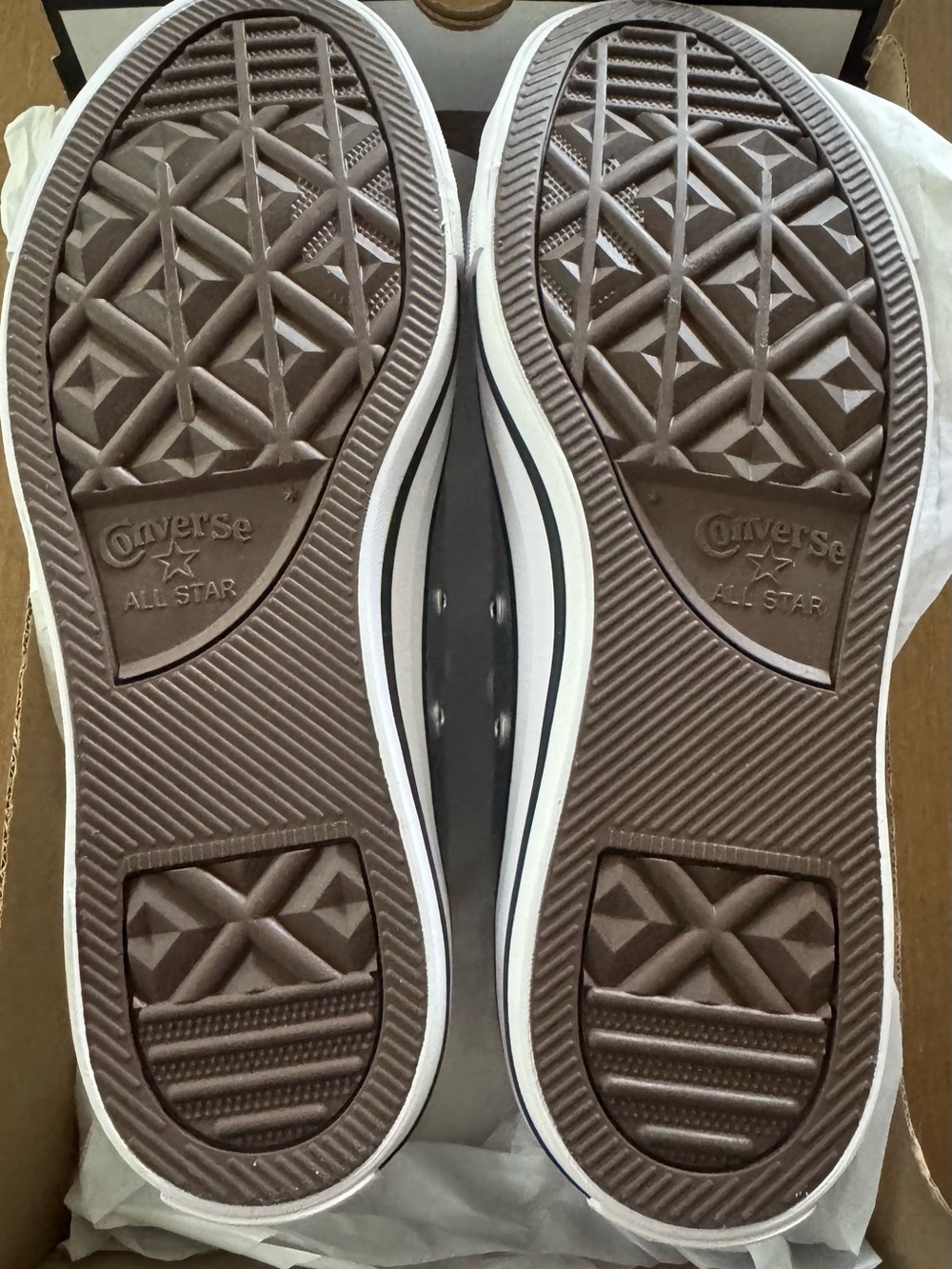 Women’s Chuck Taylor All-Star Silver Metallic High Top Sneakers - Picture 6 of 7